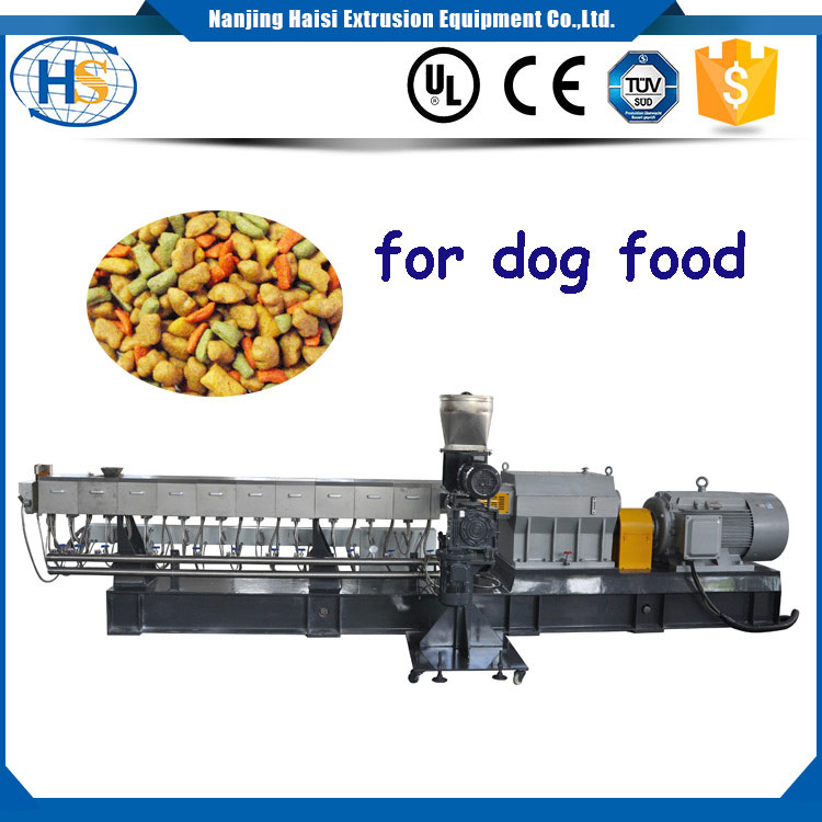 Twin-Schrauben-Extruder-Maschinen-Haustierfutter-Produktionslinie für Hundebehandlung