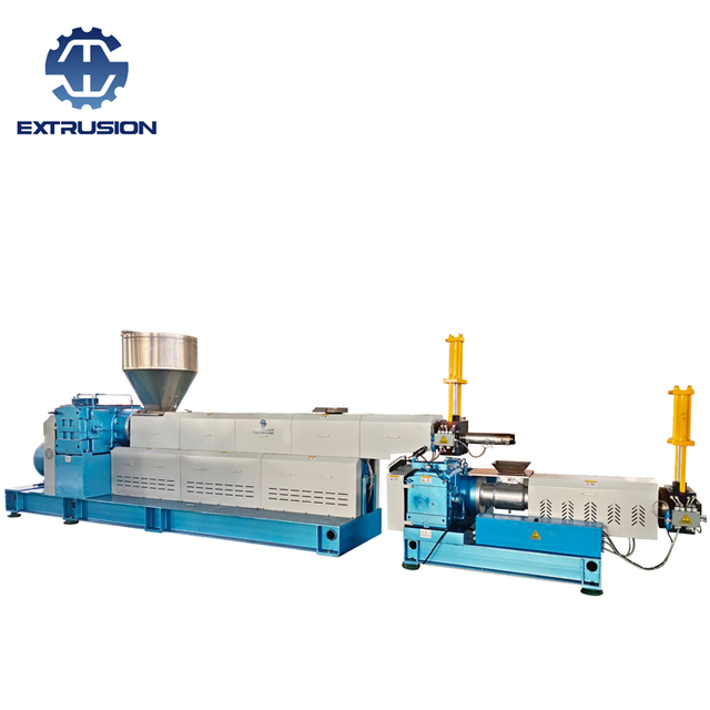 Folienrecycling-Pelletisierer, Kunststoff-Recycling-Extrusionsmaschine, zweistufiger Einschneckenextruder