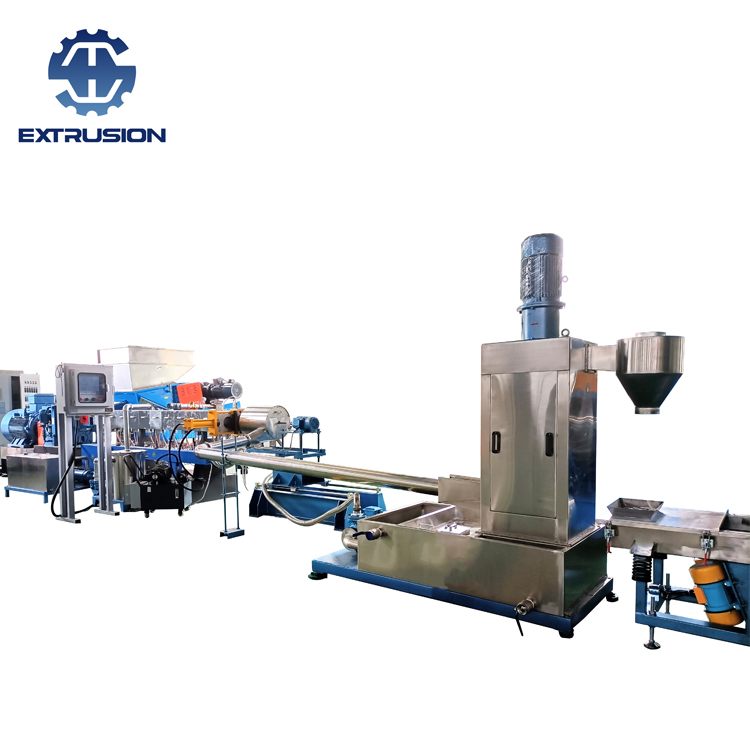 Kunststoff-Extruder-Wasserring-Pelletierlinie