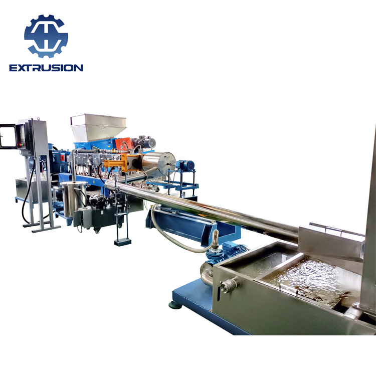 Kunststoff-Extruder-Wasserring-Pelletierlinie