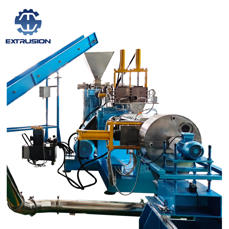 Zweistufiger Einzelschraub-Extruder für PVC-Kabel-Recycling-Pelletisierung