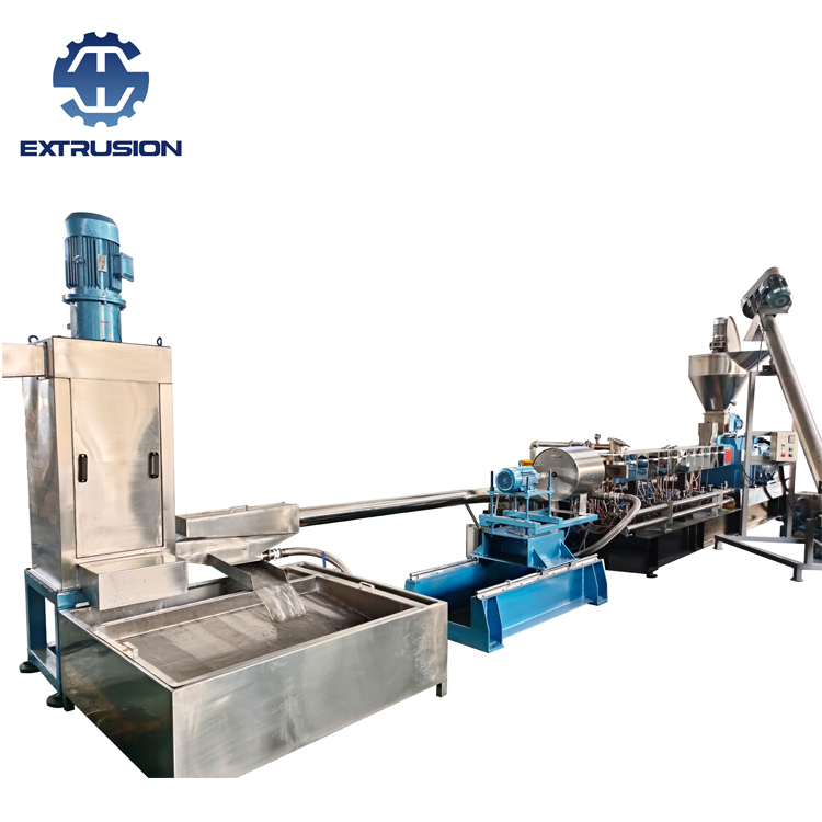 Kunststoff-Extruder-Wasserring-Pelletierlinie