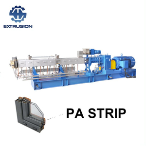 PA66 + 25 % GF-Kunststoffpellets zur Herstellung von Doppelschneckenextrudern für Isolierstreifen