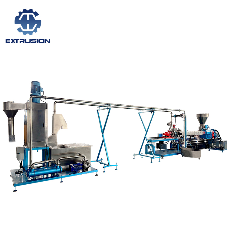 Extrusionslinie zur Herstellung von thermoplastischem Elastomerkautschuk mit Heißschmelzfunktion