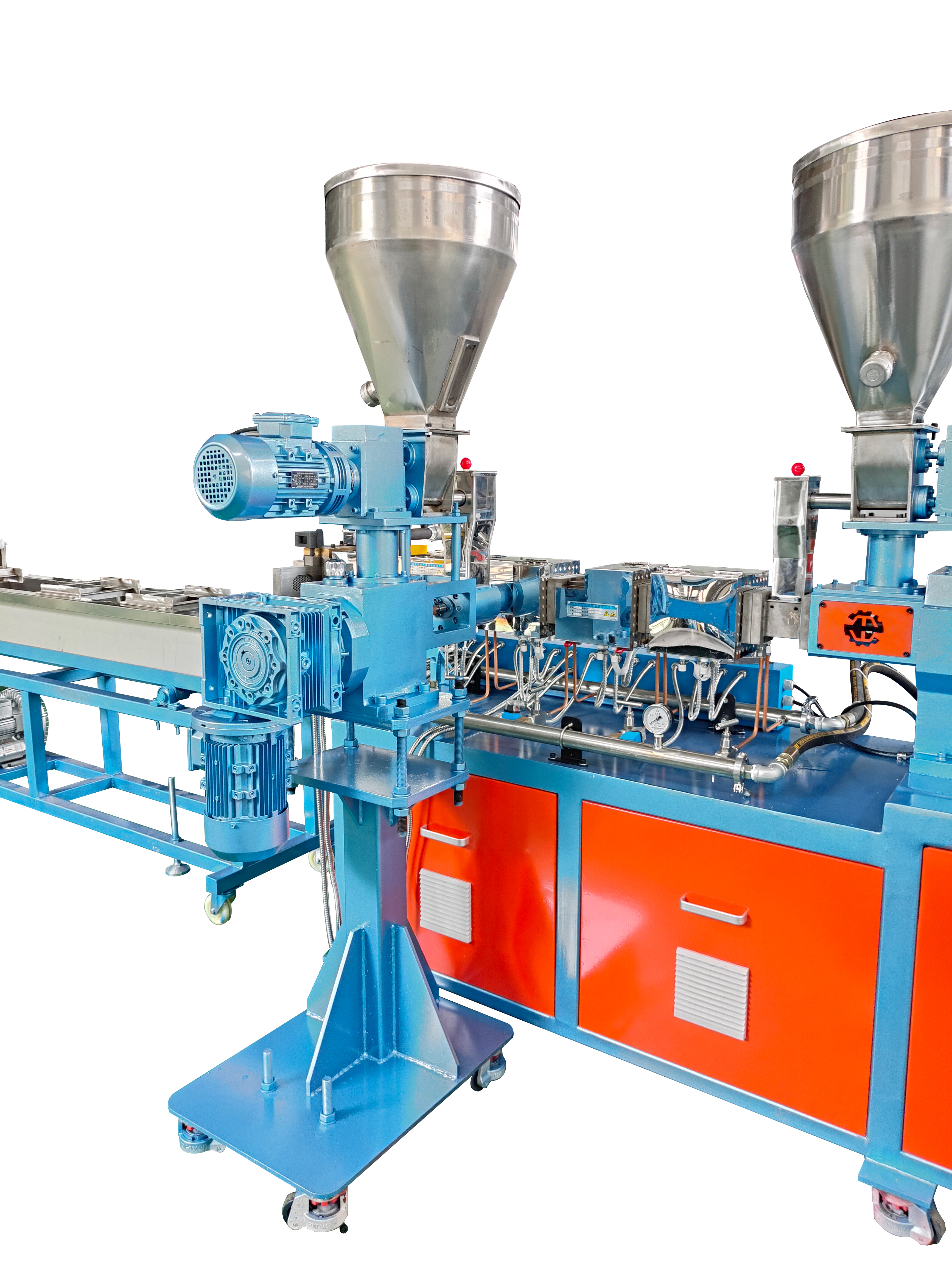TSE 30 Lab Doppelschneckenextruder Wasserstrang-Pelletierlinie mit Seitenzuführung