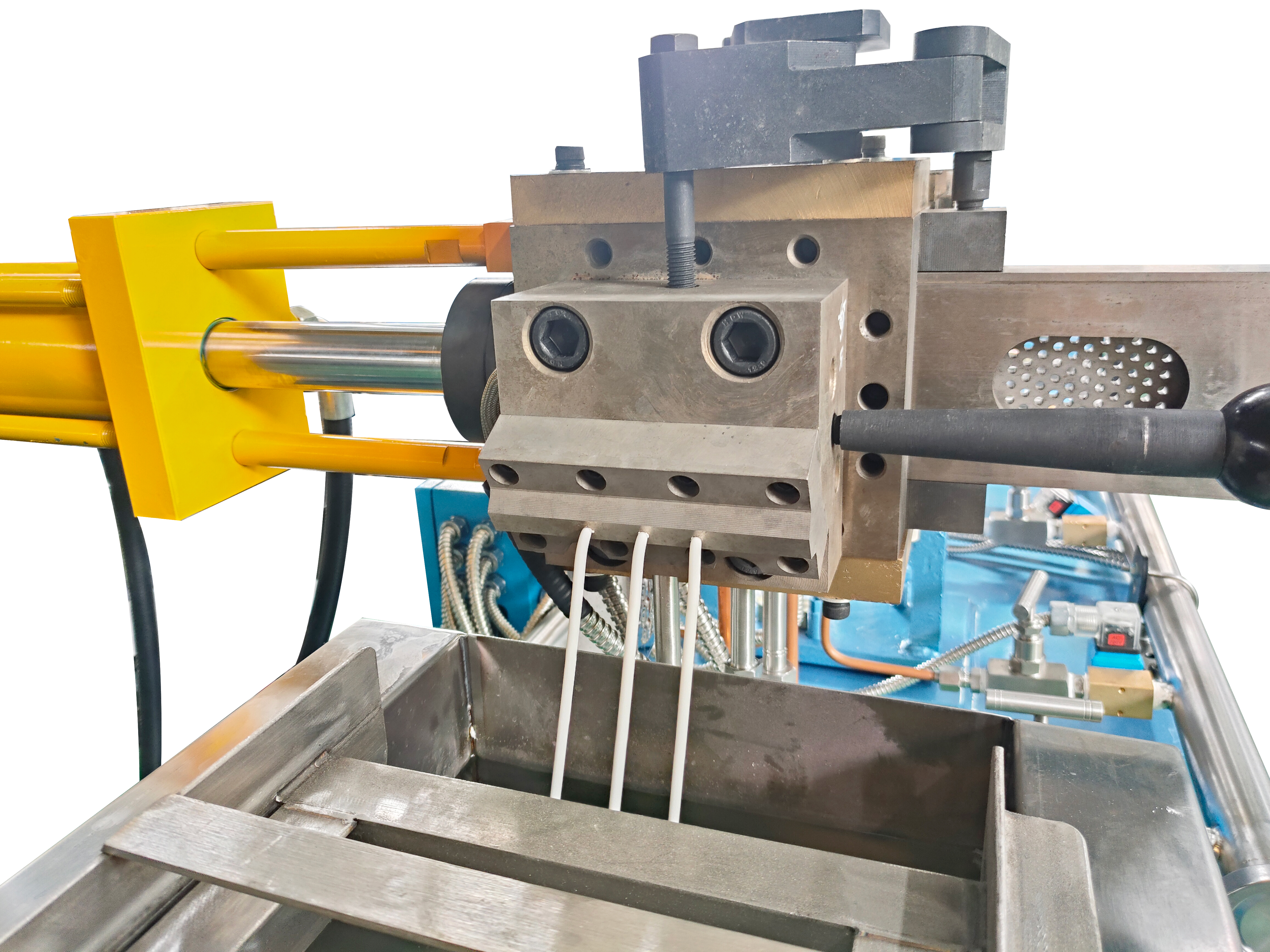 TSE 30 Lab Doppelschneckenextruder Wasserstrang-Pelletierlinie mit Seitenzuführung